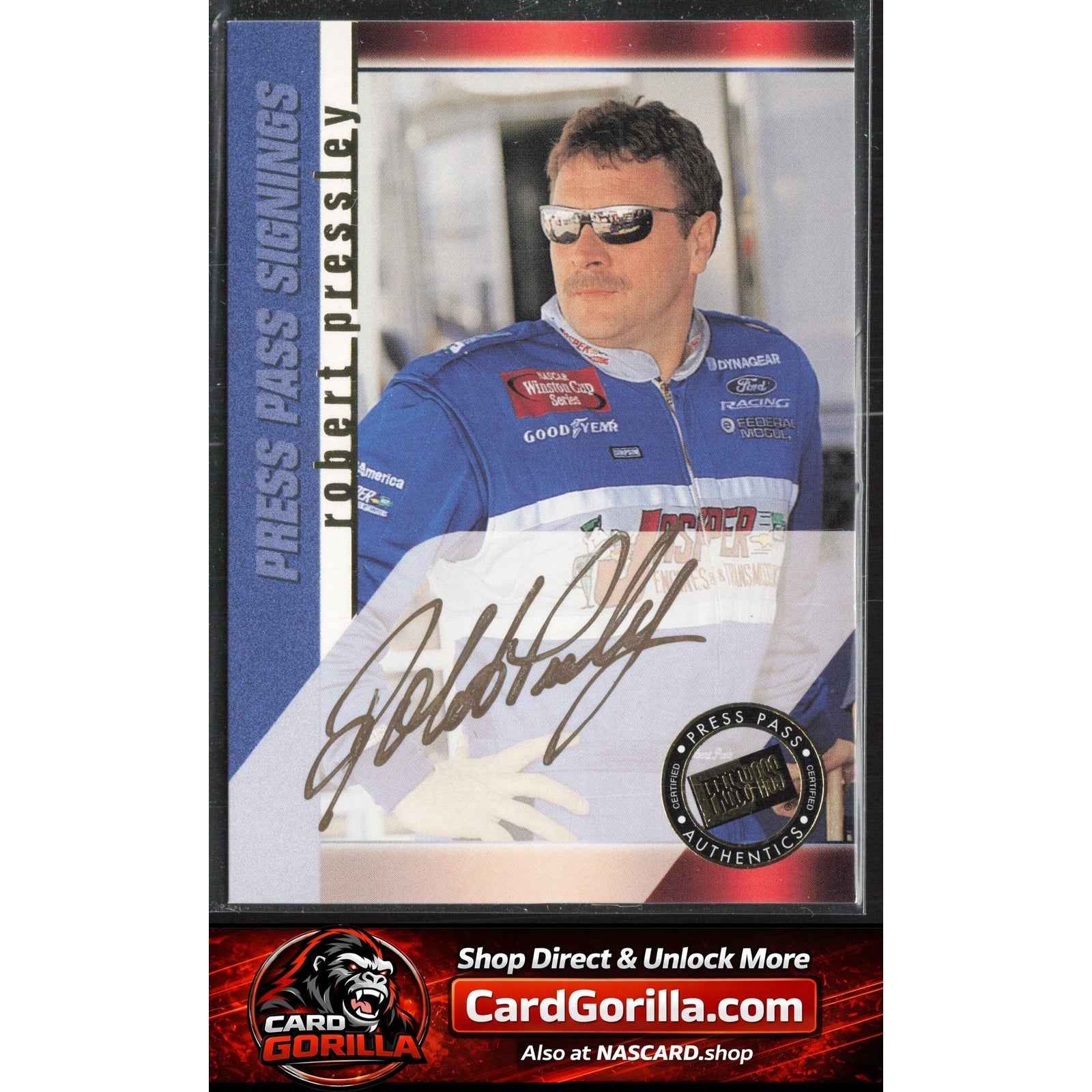 2000 Press Pass #NNO Robert Pressley Signings Gold #/100