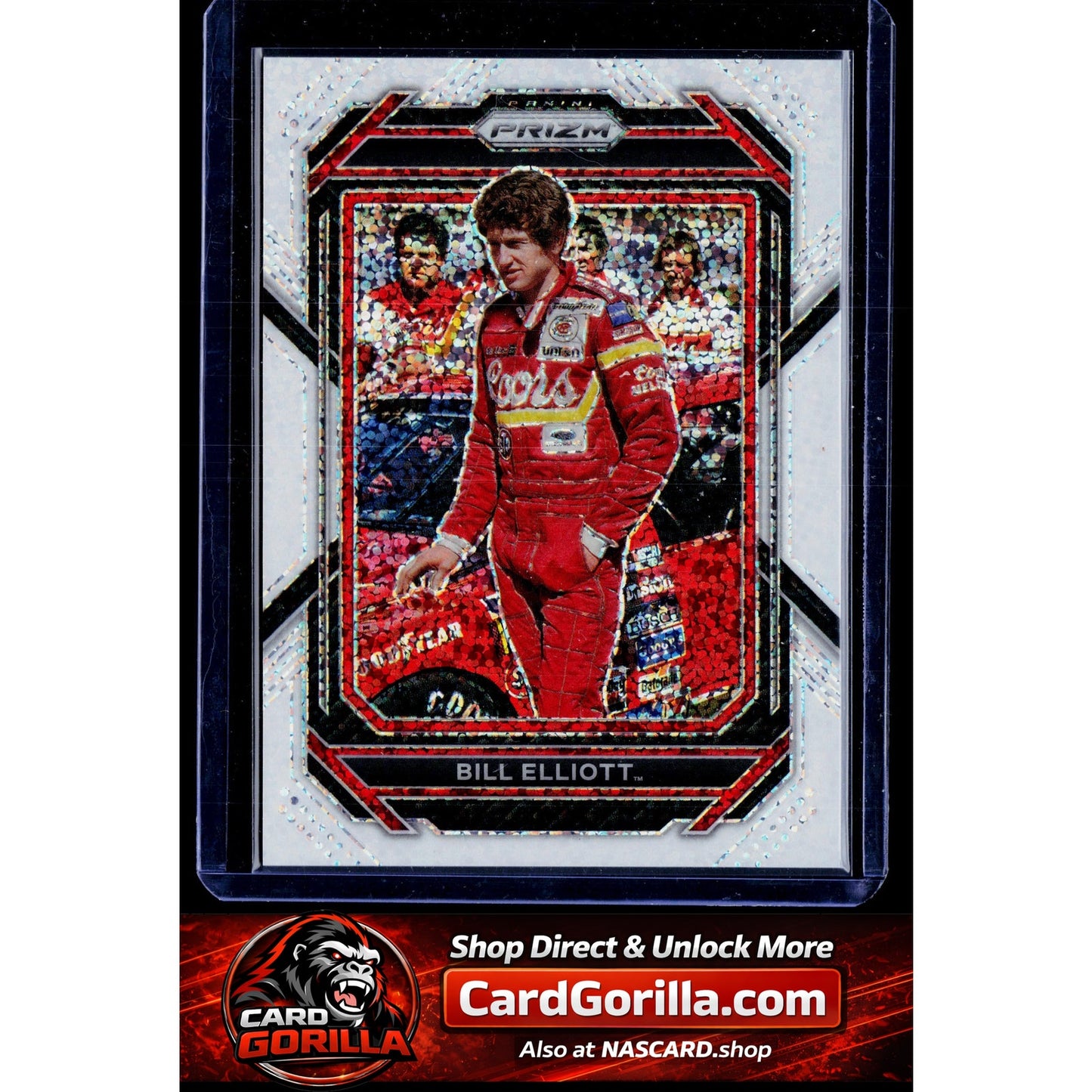 2023 Panini Prizm #36 Bill Elliott White Sparkle Prizm