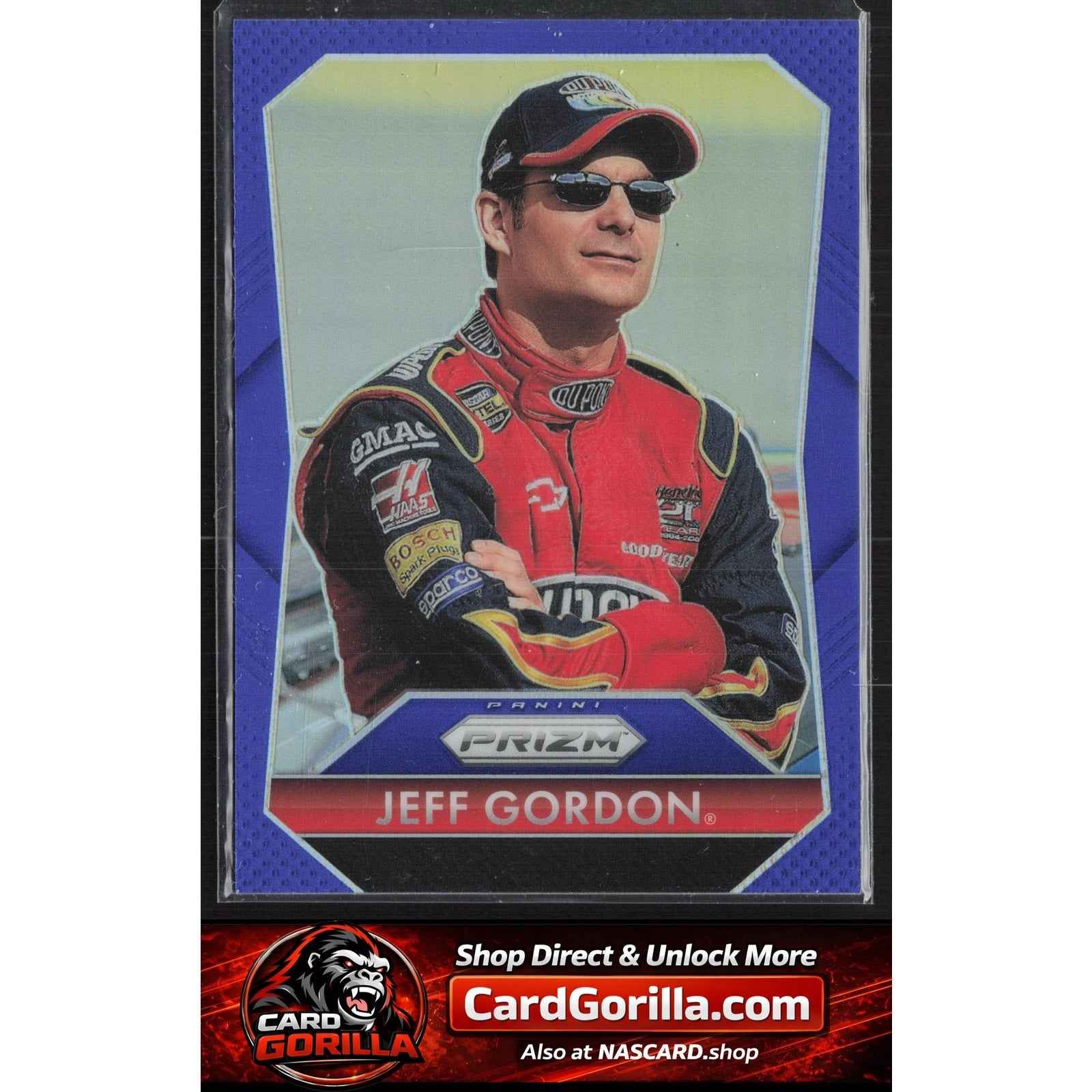2025 Panini Prizm #165 Jeff Gordon Blue #/199
