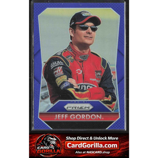2025 Panini Prizm #165 Jeff Gordon Blue #/199