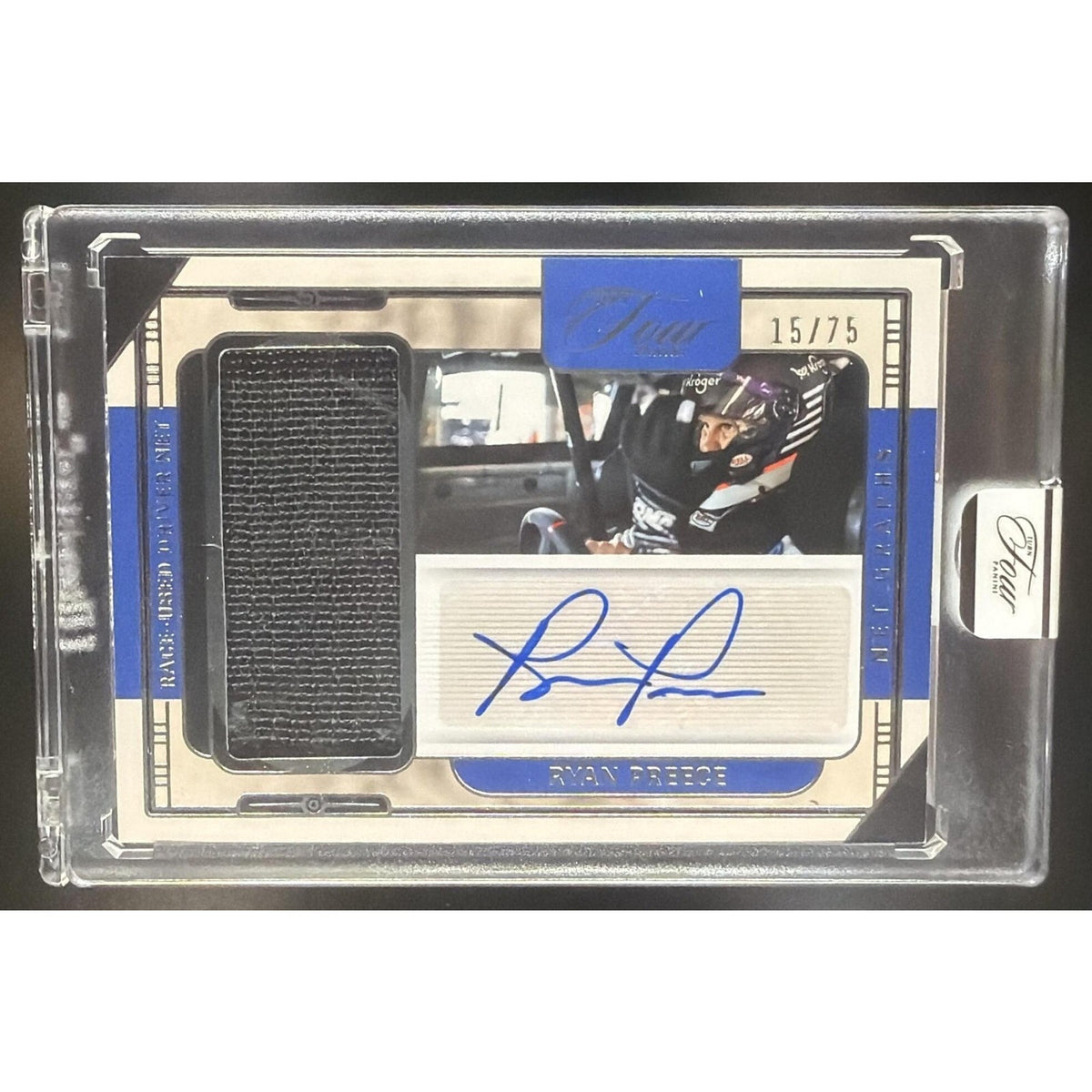 2026 Panini Turn Four Racing Ryan Preece #NG-RPR Net Graphs 15/75
