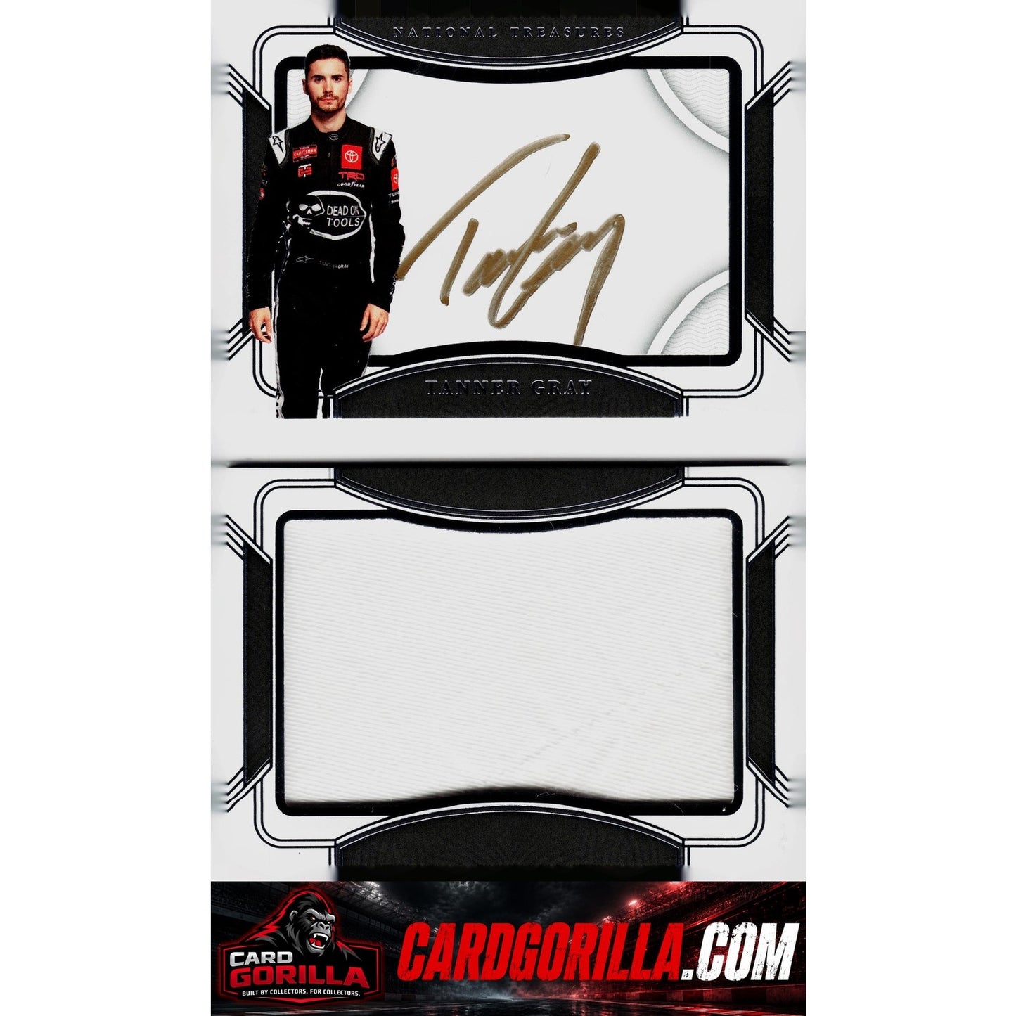 2023 Panini National Treasures Tanner Gray Jumbo Firesuit Signature Booklet #/25