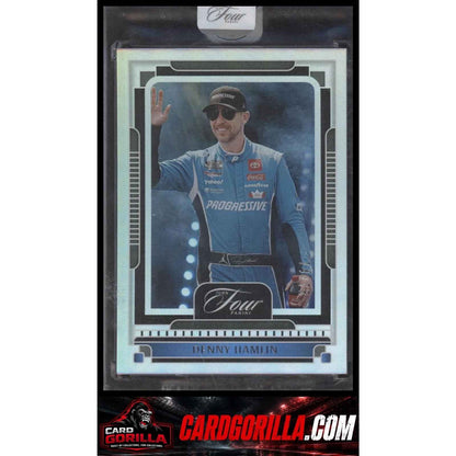 2025 Panini Turn Four #32 Denny Hamlin #/75
