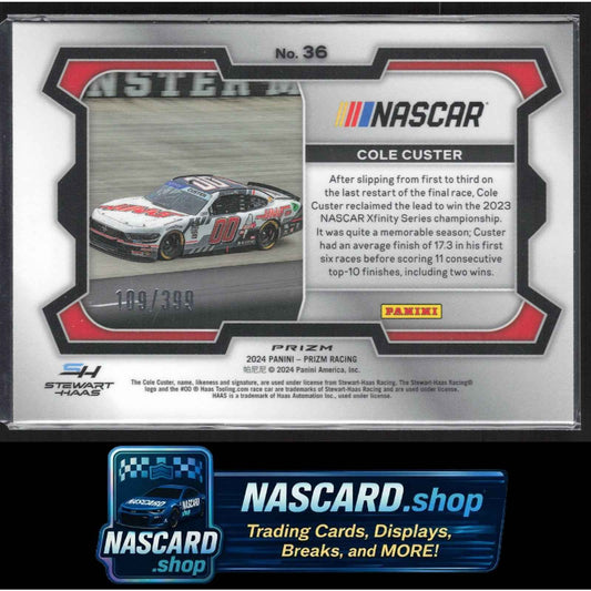 2024 Panini Prizm #36 Cole Custer Pulsar #/399