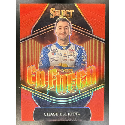 2026 Panini Select NASCAR Chase Elliott #4 En Fuego Red Prizms /99
