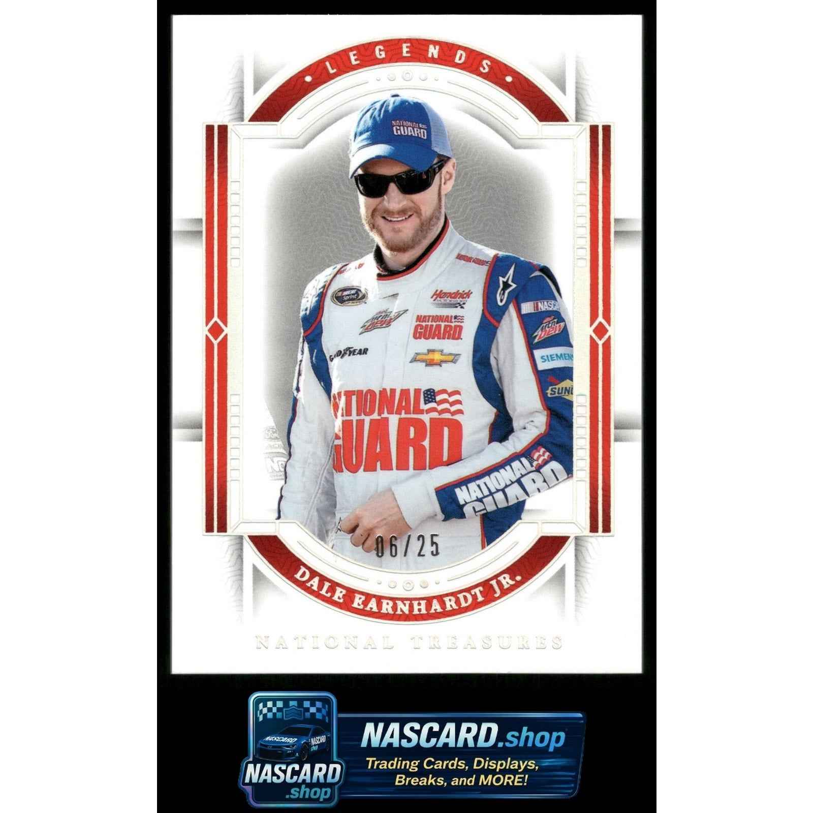 2024 Panini National Treasures #81 Dale Earnhardt Jr Holo Silver #/25