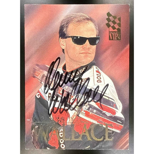 1995 Press Pass VIP Kenny Wallace #45 Auto