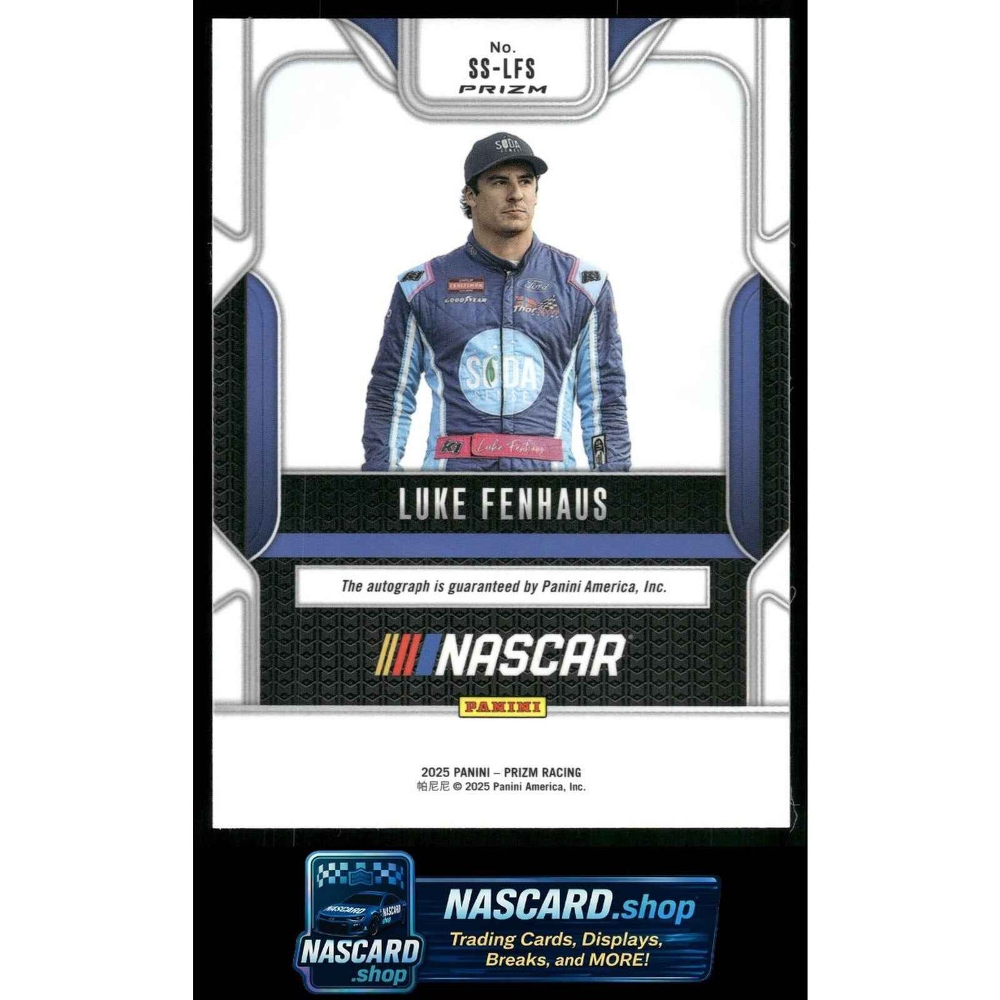 2025 Panini Prizm #SS-LFS Luke Fenhaus Sensational Signatures RC