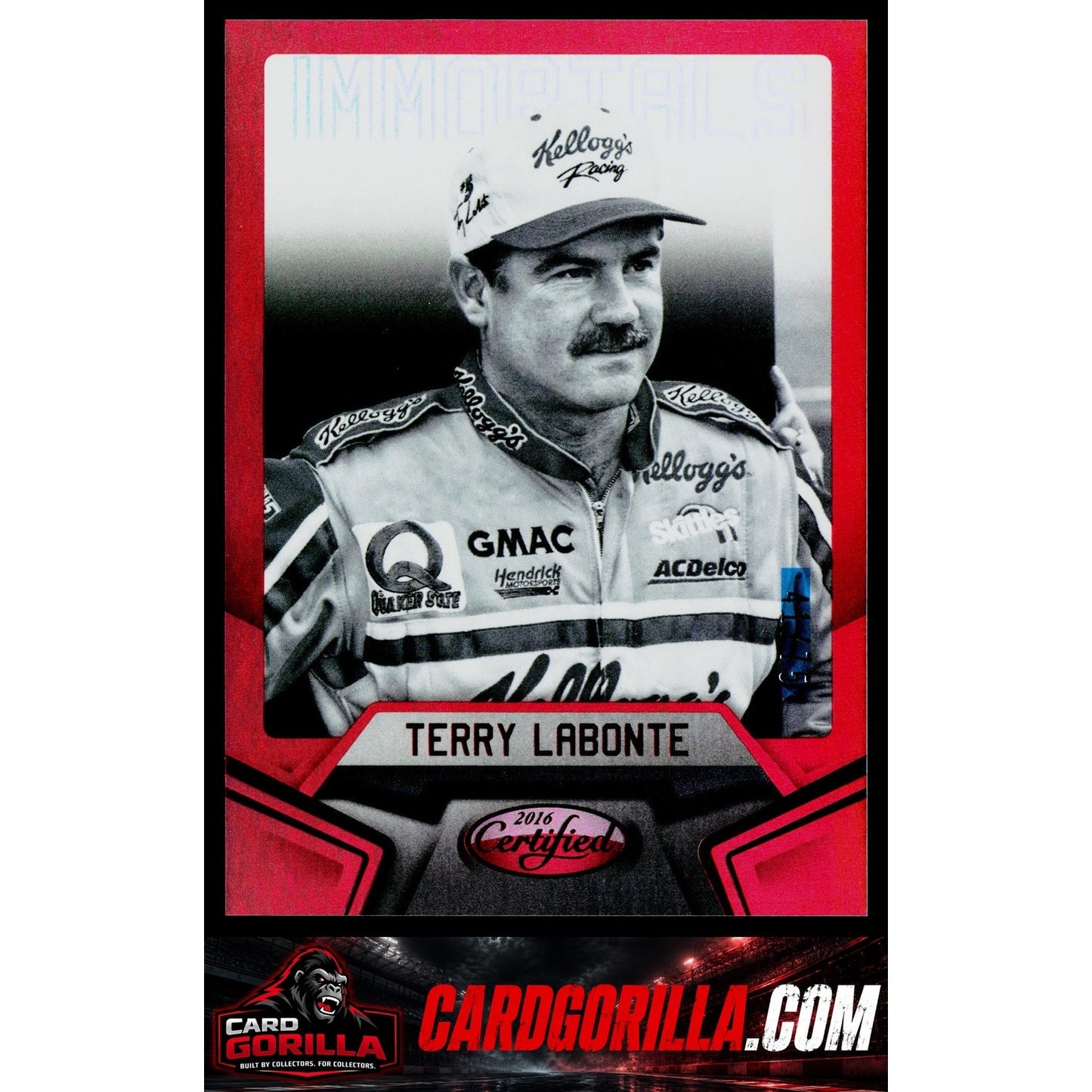 2016 Panini Certified #83 Terry Labonte Mirror Red #/75