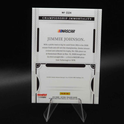 2023 National Treasures Championship Immortality Gold #CI24 Jimmie Johnson /10 - NASCARD.shop