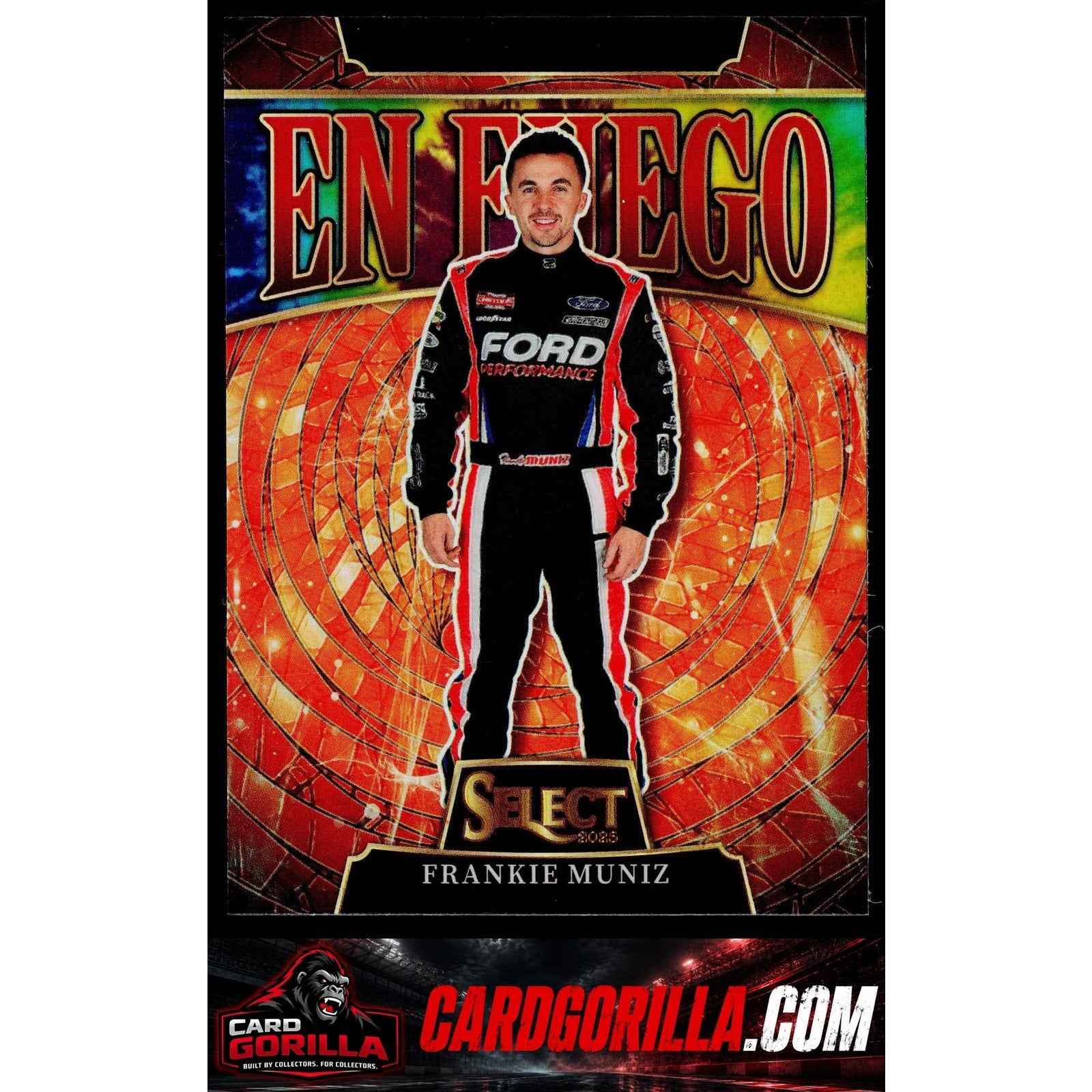 2025 Panini Select #17 Frankie Muniz En Fuego Tie-Dye Prizms #/25