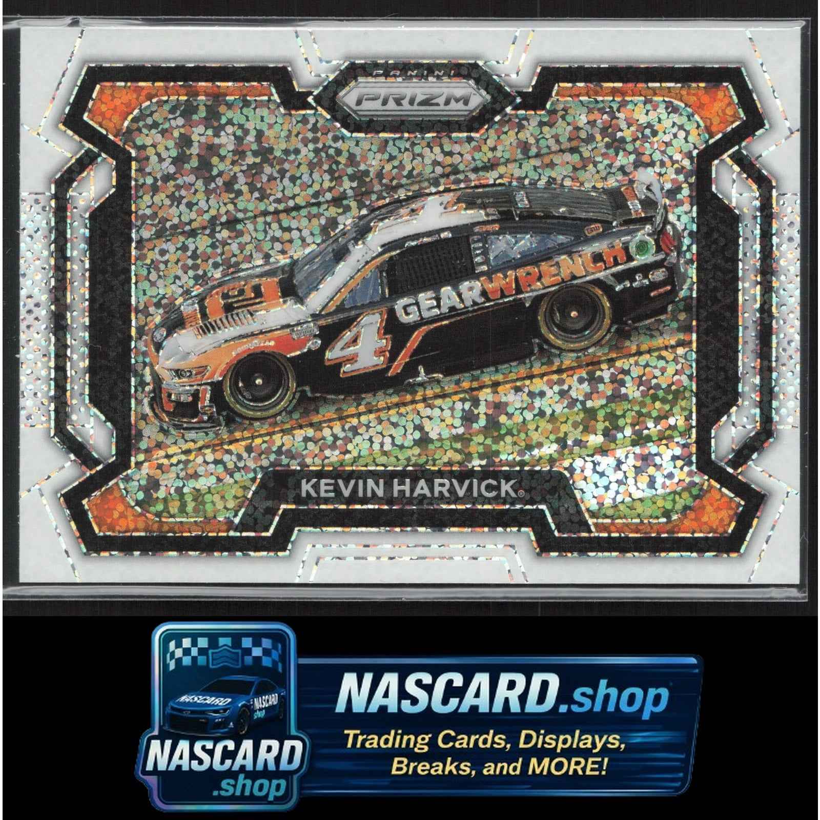 2024 Panini Prizm #75 Kevin Harvick White Sparkle