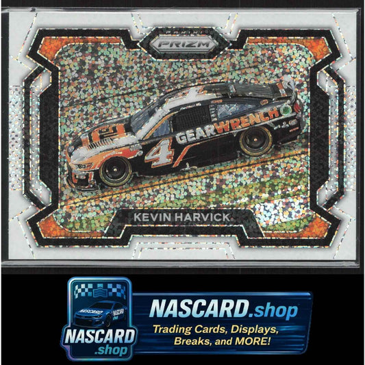 2024 Panini Prizm #75 Kevin Harvick White Sparkle