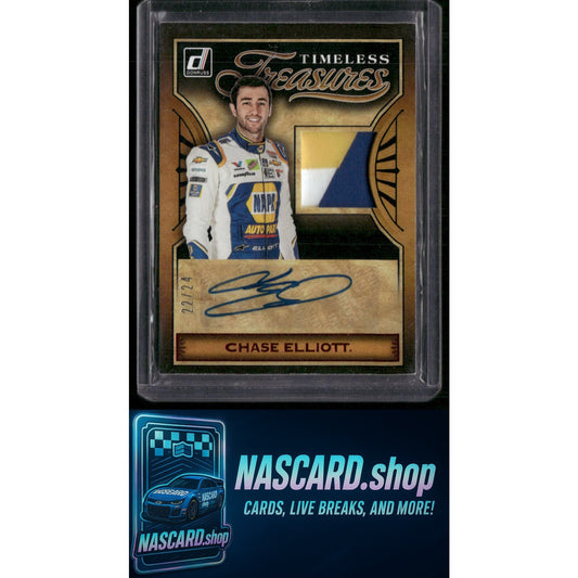 2020 Donruss Chase Elliott Timeless Treasures Material Signatures Red #/24