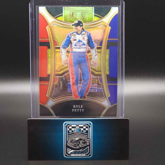 2024 Panini Select Racing Trackside Red and Blue Prizm #254 Kyle Petty /25 - NASCARD.shop