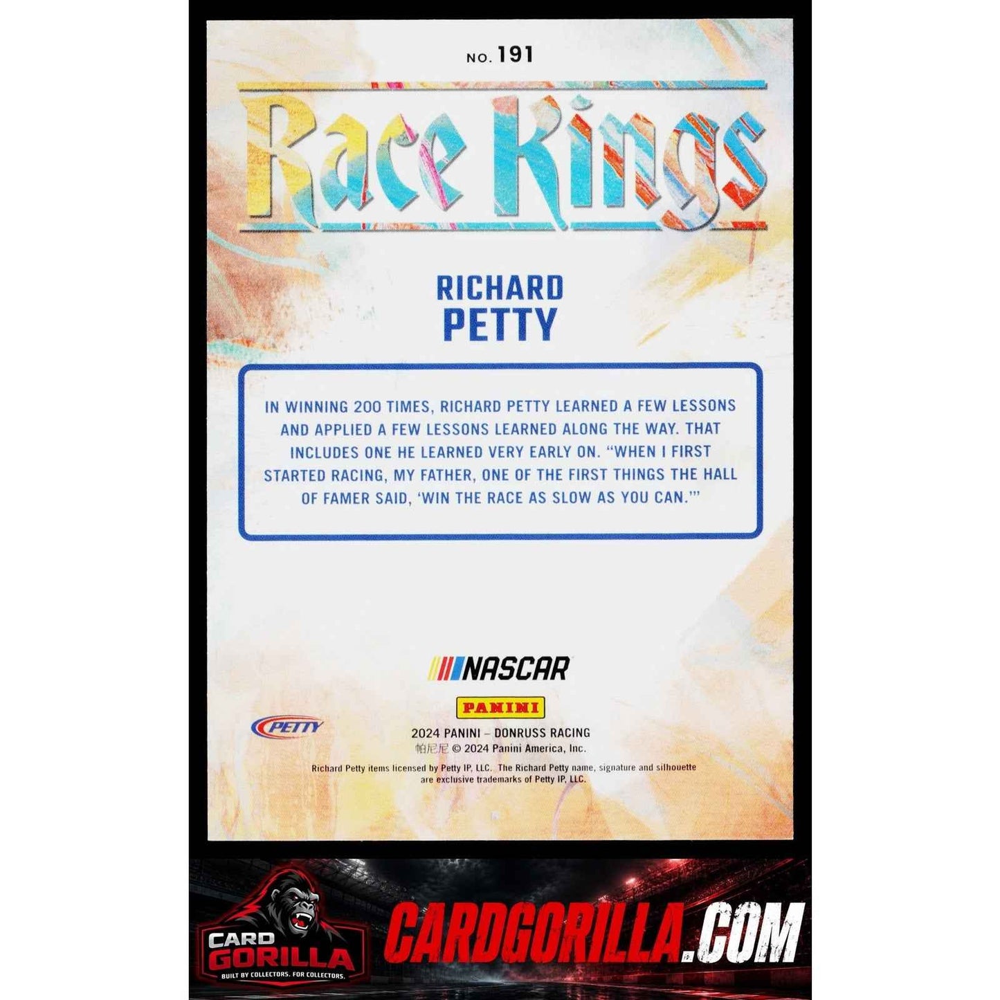 2024 Donruss #191 Richard Petty Purple #/99