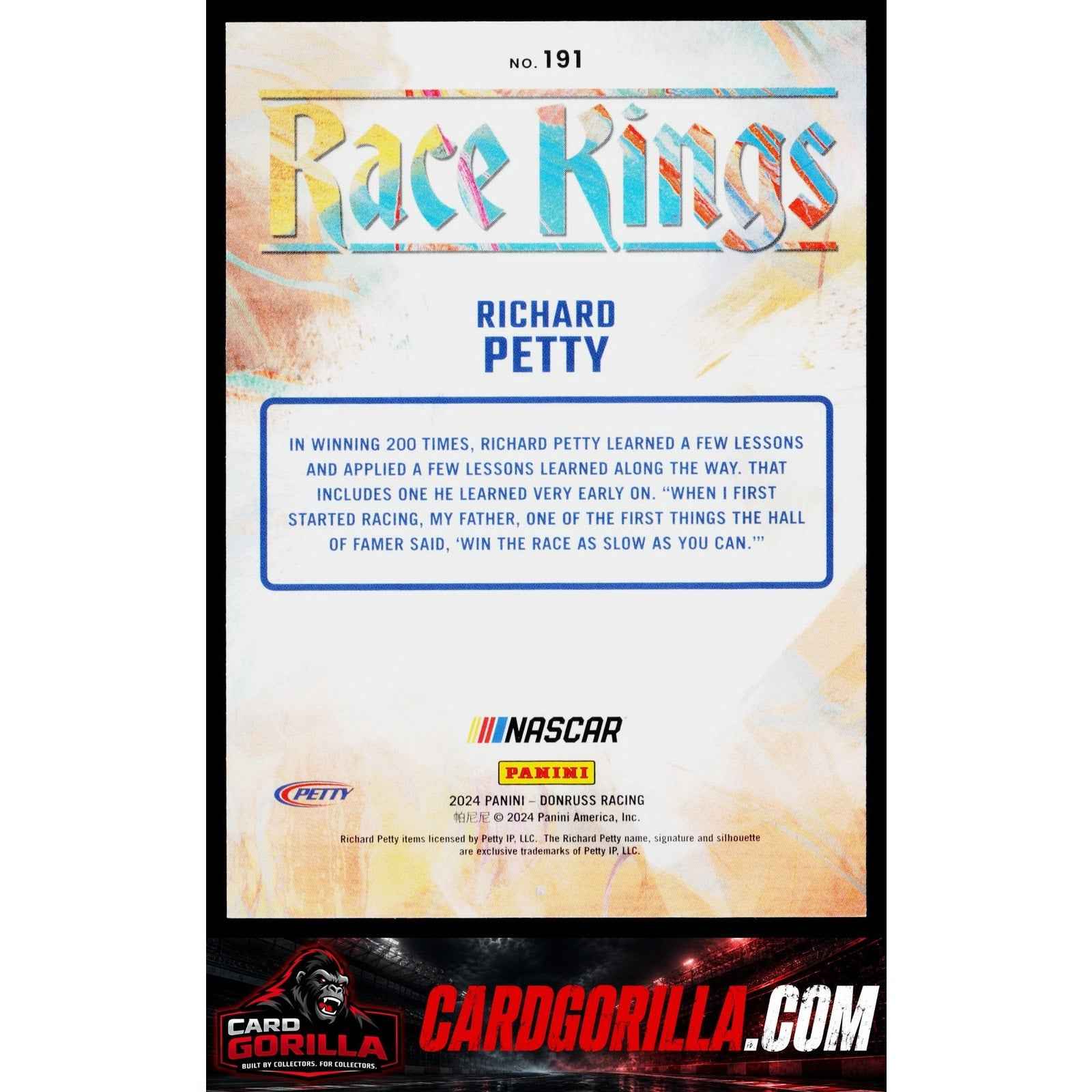 2024 Donruss #191 Richard Petty Purple #/99