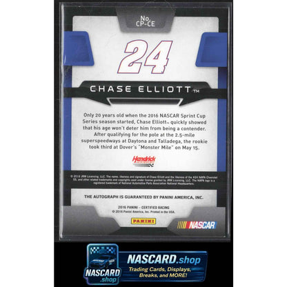 2016 Certified Chase Elliott Certified Potential Signatures Mirror Orange #/5 RC