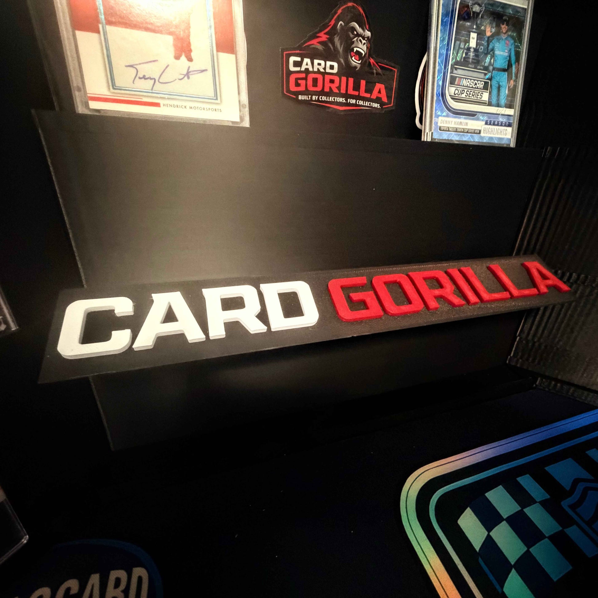 Trading Card Stand & Breaker Arena - Customer Name Plate