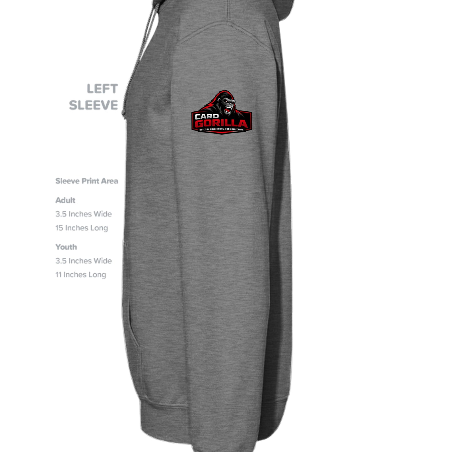 GRAPHITE HEATHER - G185 - SLEEVE_LEFT