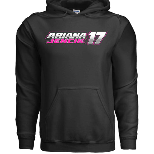 Ariana Jencik | Card Gorilla Adult Hoodie – Pink Logo