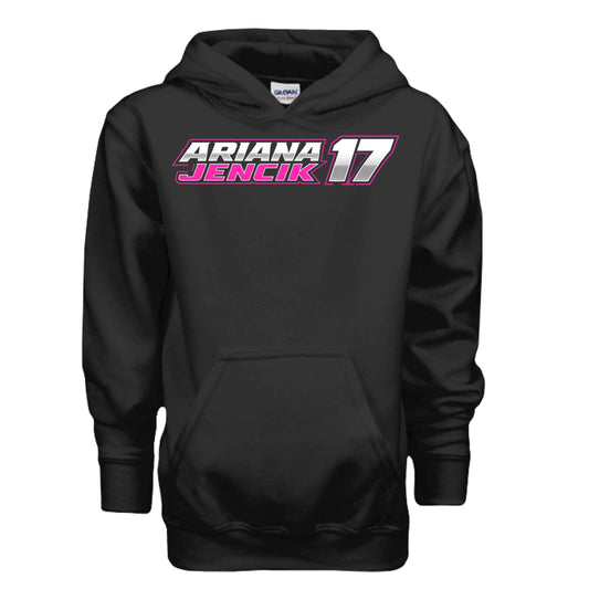 Ariana Jencik | Card Gorilla Youth Hoodie – Pink Logo