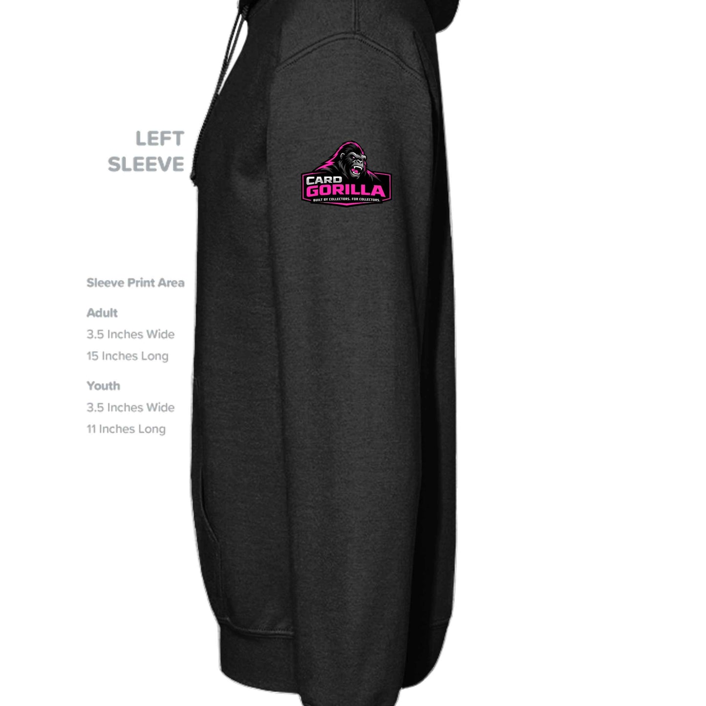 Ariana Jencik | Card Gorilla Youth Hoodie – Pink Logo