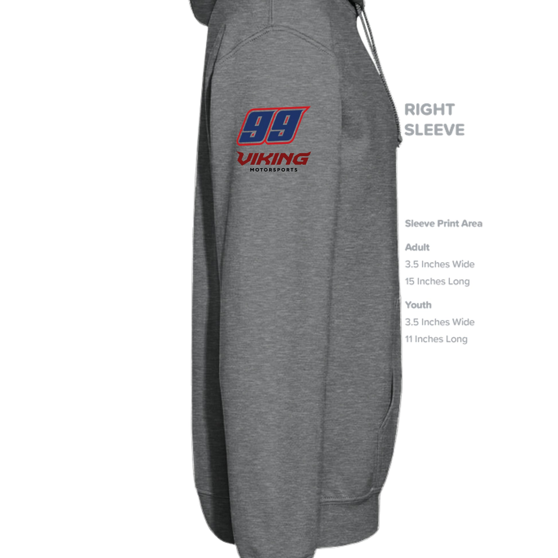 Fan Charcoal Heather - G185 - SLEEVE_RIGHT