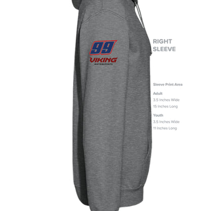 Fan Charcoal Heather - G185 - SLEEVE_RIGHT