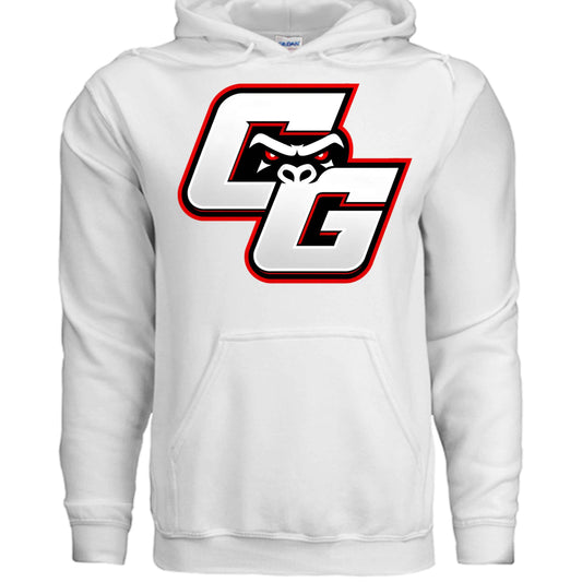 Card Gorilla CG Logo Hoodie | Gildan Softstyle Pullover Sweatshirt