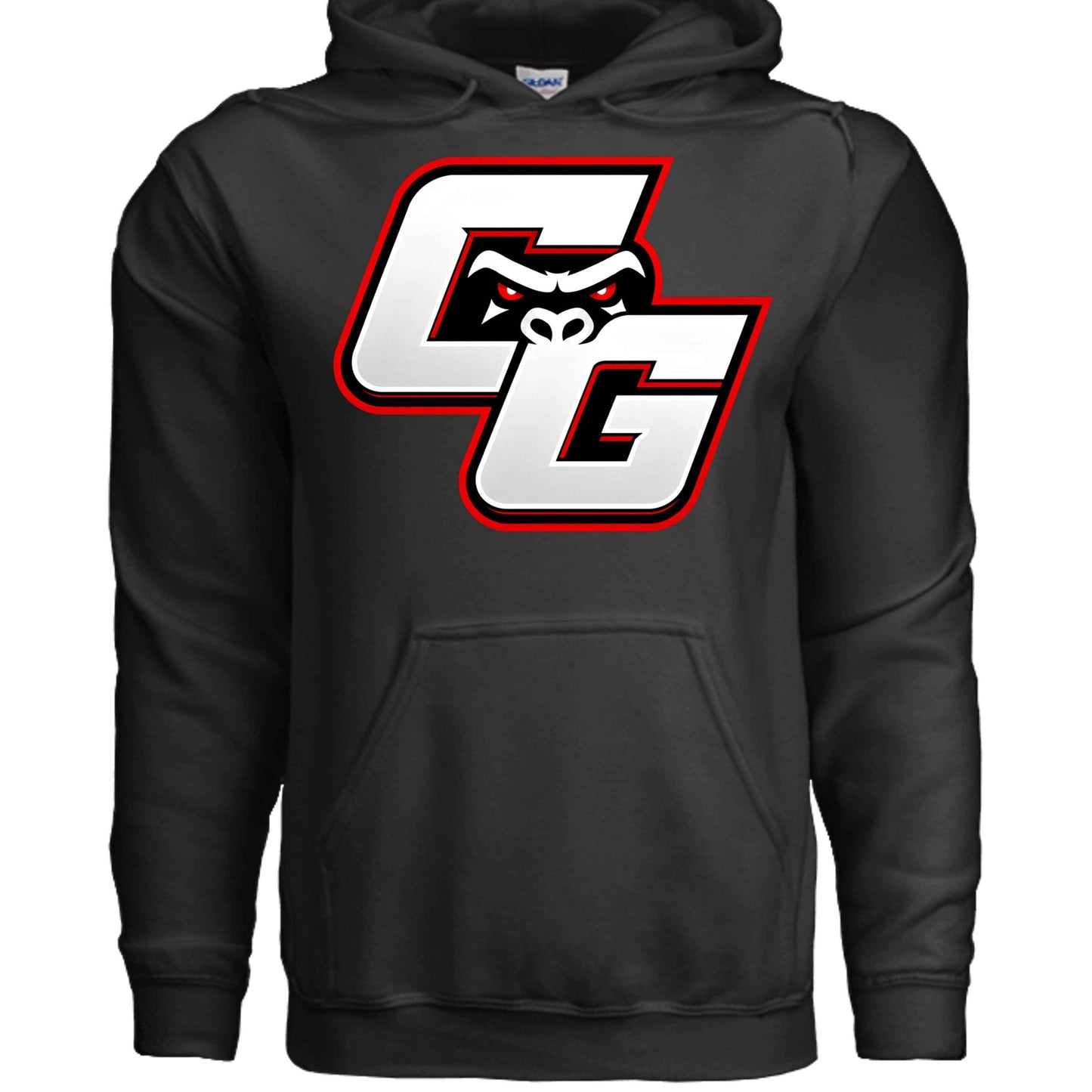Card Gorilla CG Logo Hoodie | Gildan Softstyle Pullover Sweatshirt