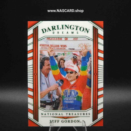 2024 National Treasures Darlington Dreams Green Jeff Gordon /5 - NASCARD.shop