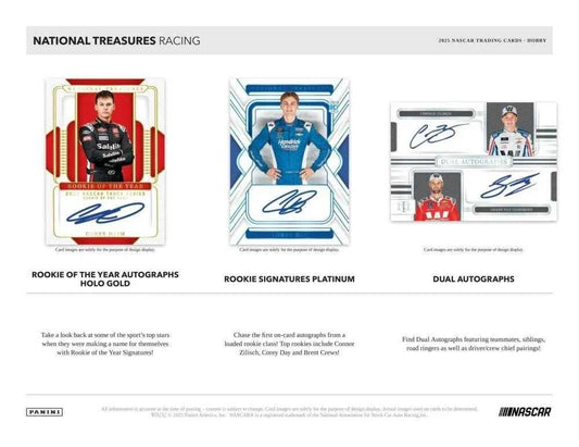 2025 National Treasures Racing Sealed Case - 4 Hobby Boxes