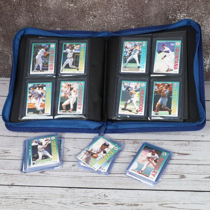 BCW Z-Folio LX 4-Pocket Trading Card Top Loader Binder | Premium Zippered Card Album