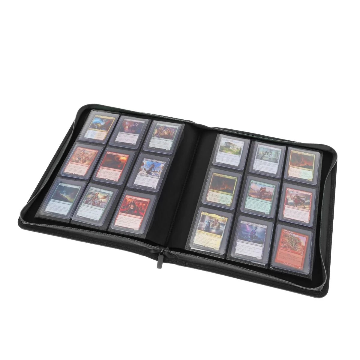 BCW Z-Folio LX 9-Pocket Trading Card Top Loader Binder | Premium Zippered Card Album